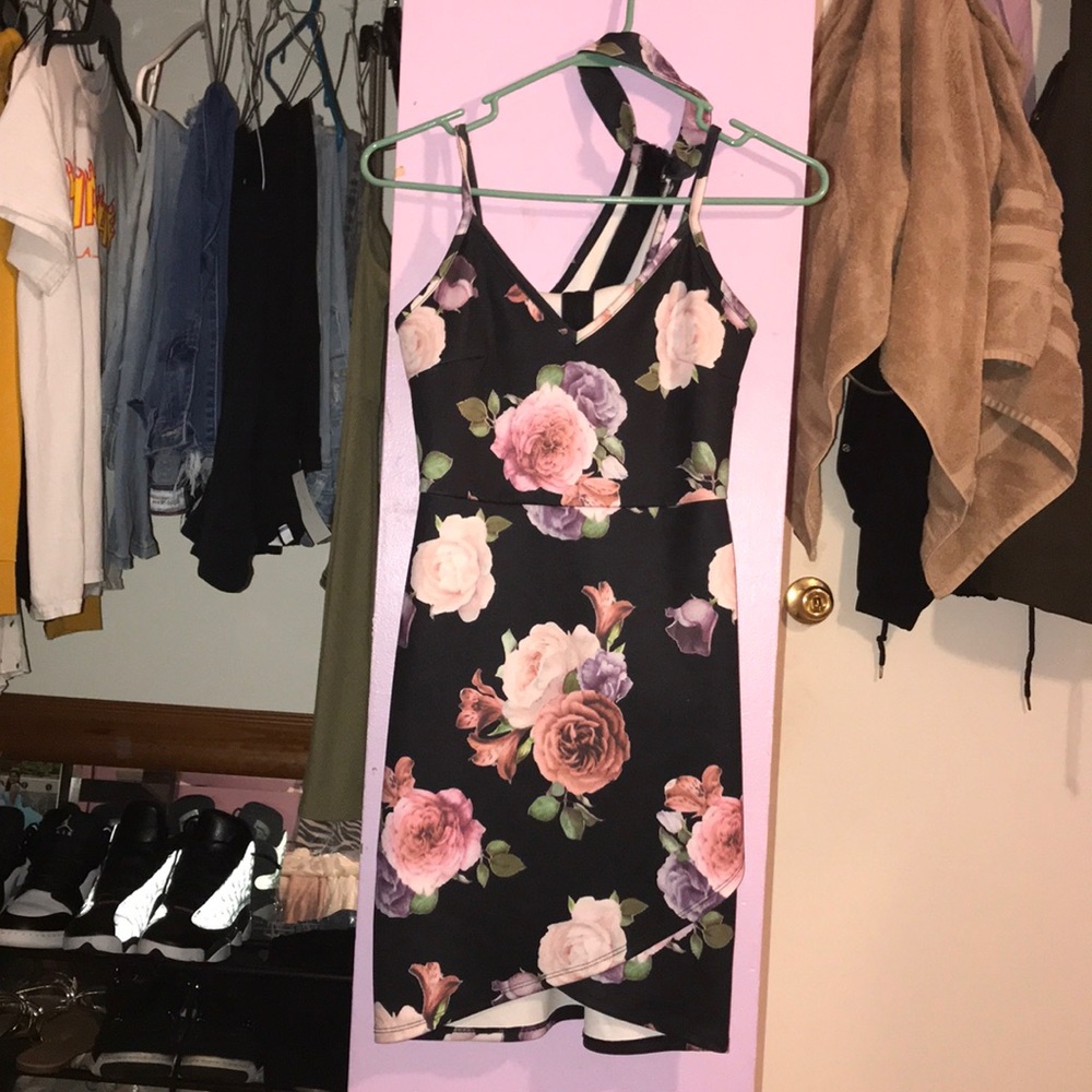 Flower Dress With Choker